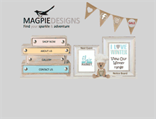 Tablet Screenshot of magpiedesigns.co.za